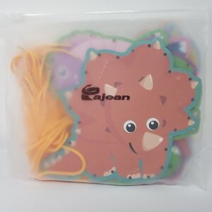 Lacing Cards Dinosaur Sewing Kits Double Sided Lacing Toys